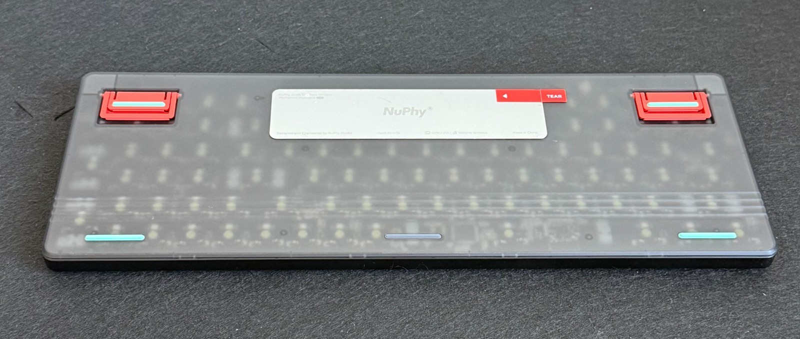 NuPhy Air96 V2 Modded Wireless Keyboard Gateron Aloe Canopus Keycaps Black