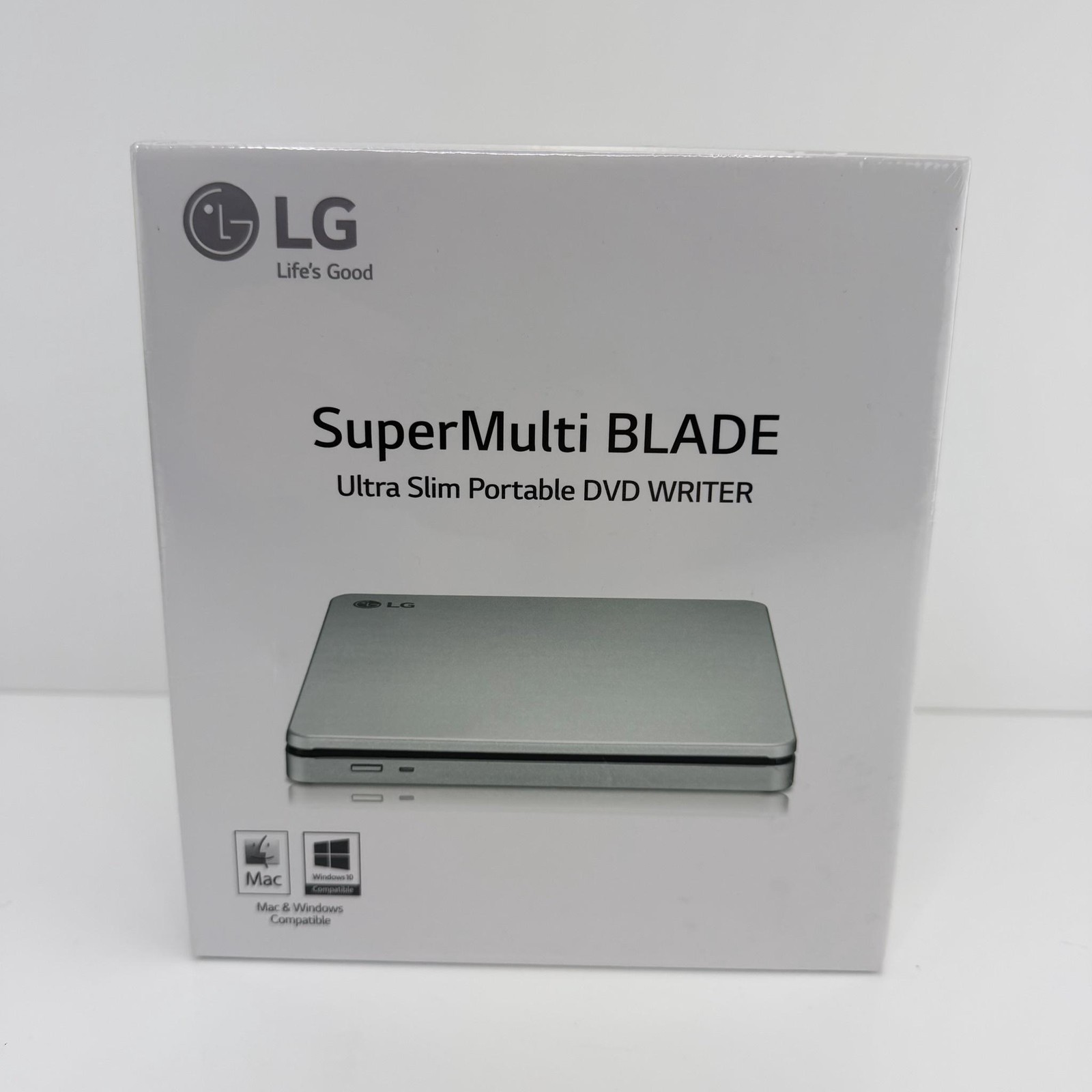 LG AP70NS50 SuperMulti Blade USB External DVD Writer Silver Ultra Slim Mac PC