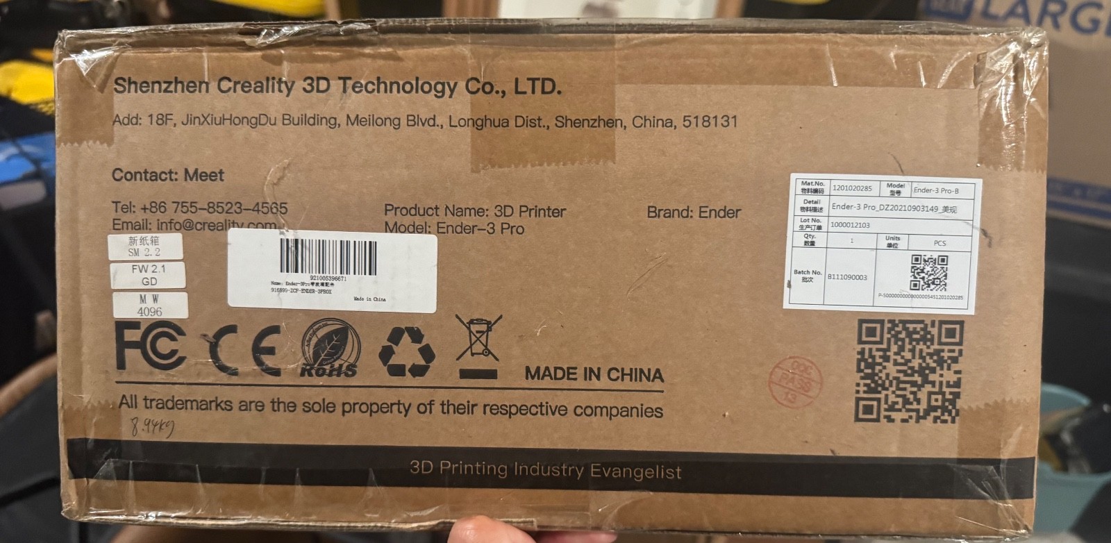 Ender 3 pro 3D Printer Brand New
