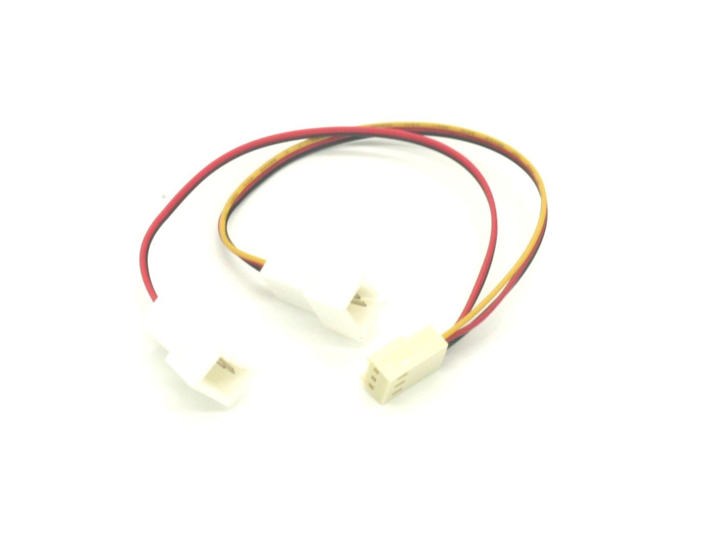 Fan 3 pin to Y Splitter Cooling Fan Wire Cable Connector Adapter Computer 6in