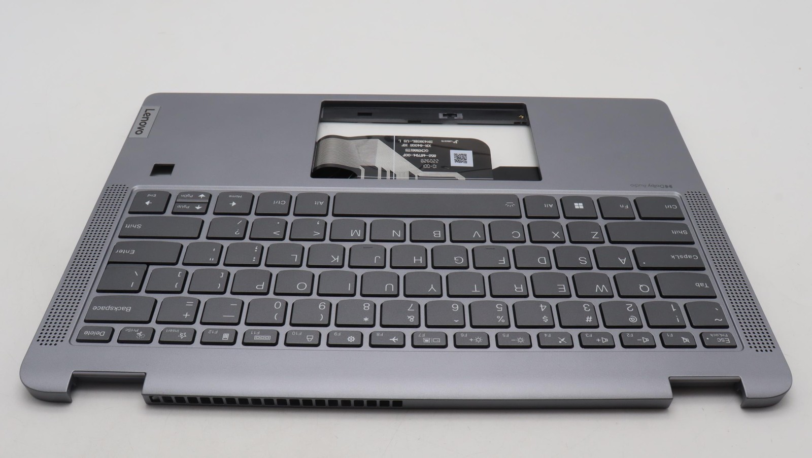 #2 Open box Lenovo IdeaPad Flex5 14ABR8 Plamrest Arctic Grey Keyboard 5CB1K20784