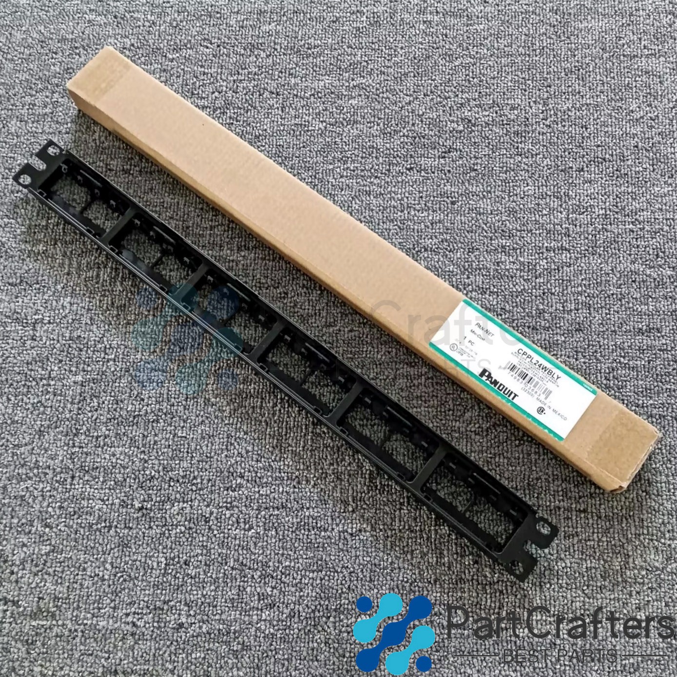 For Panduit CPPL24WBLY MINI-COM MODULAR PATCH PANEL 24 PORT Free shipping