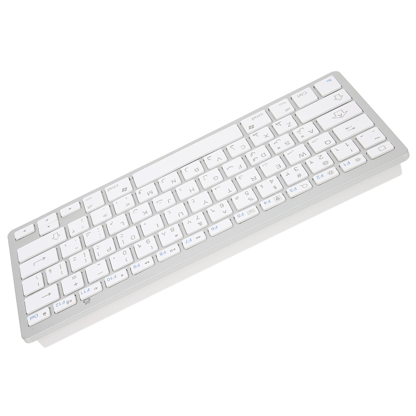 Arabic Wireless Keyboard Mini 78 Keys Ultra Thin Portable White Computer Key Fit