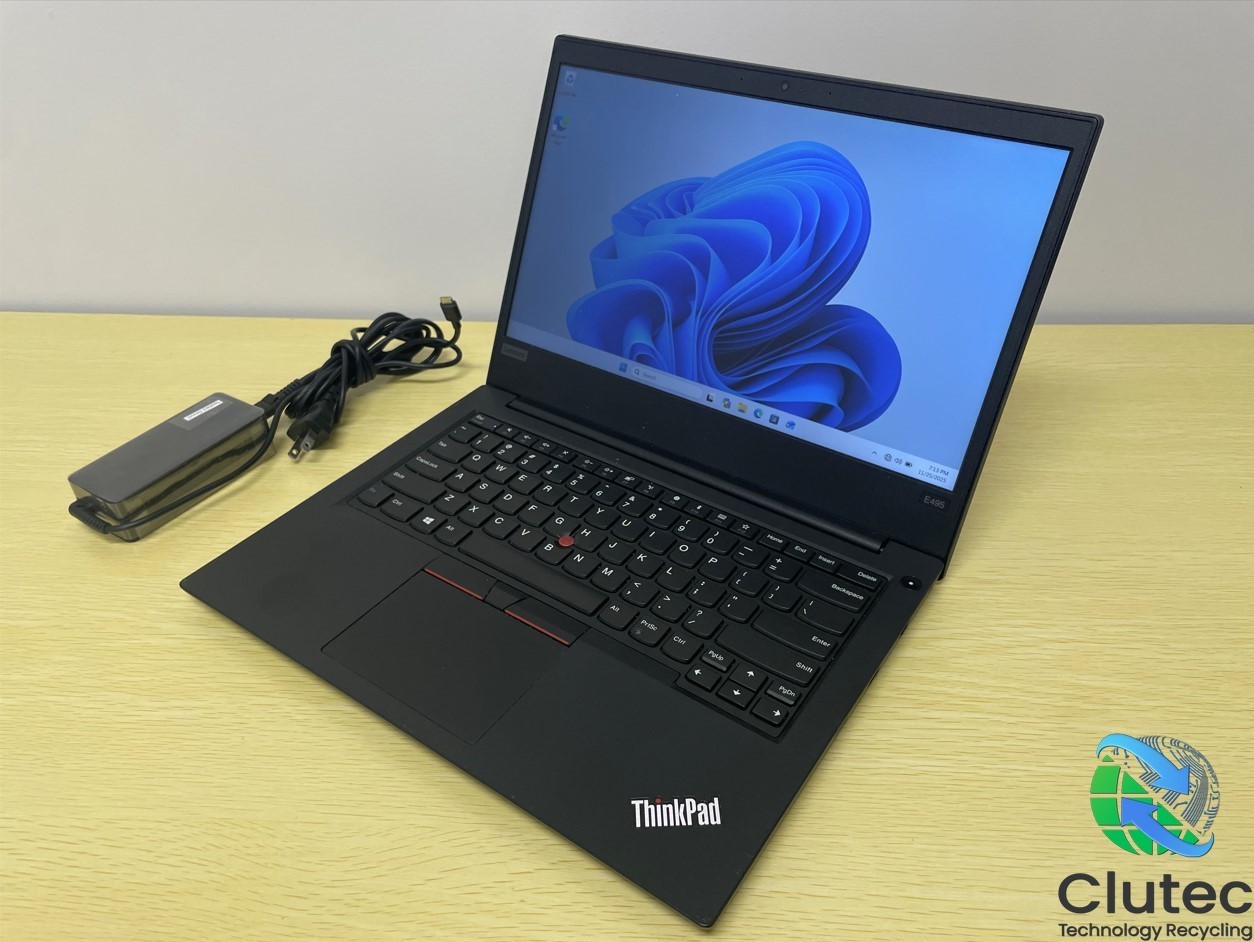 Lenovo ThinkPad E495 14″ AMD Ryzen 7 3700U 2.30Ghz 16GB 256GB NVMe Laptop Win11