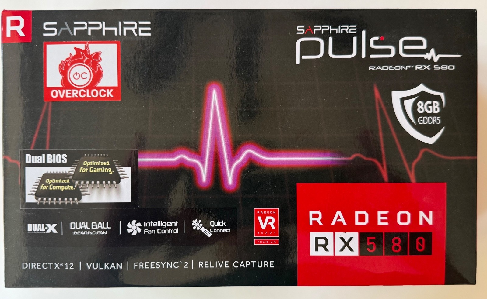 SAPPHIRE Pulse AMD Radeon RX 580 8GB GDDR5 Graphics Card – Mac Compatible