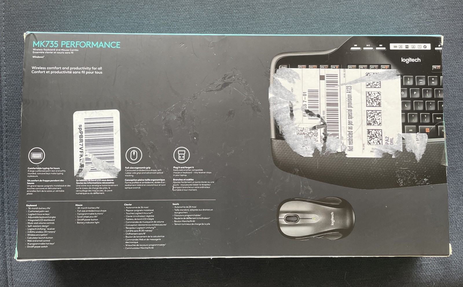 Logitech MK735 Wireless Keyboard & Mouse 920-008526 Brand New In Box Never Used