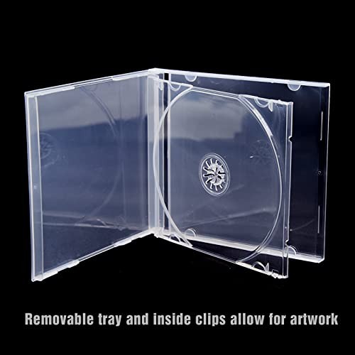 Shatter Proof PP Jewel Case, 10.4 mm Standard Single Disc Clear CD Jewel Case