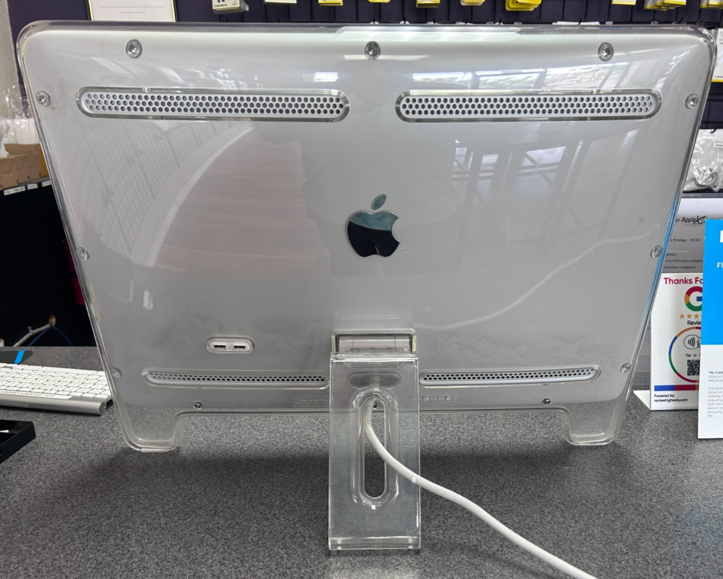 TESTED Apple Mac Cinema Full HD Display 23″ 2002 M8536 1920×1200 16:10 ADC Video