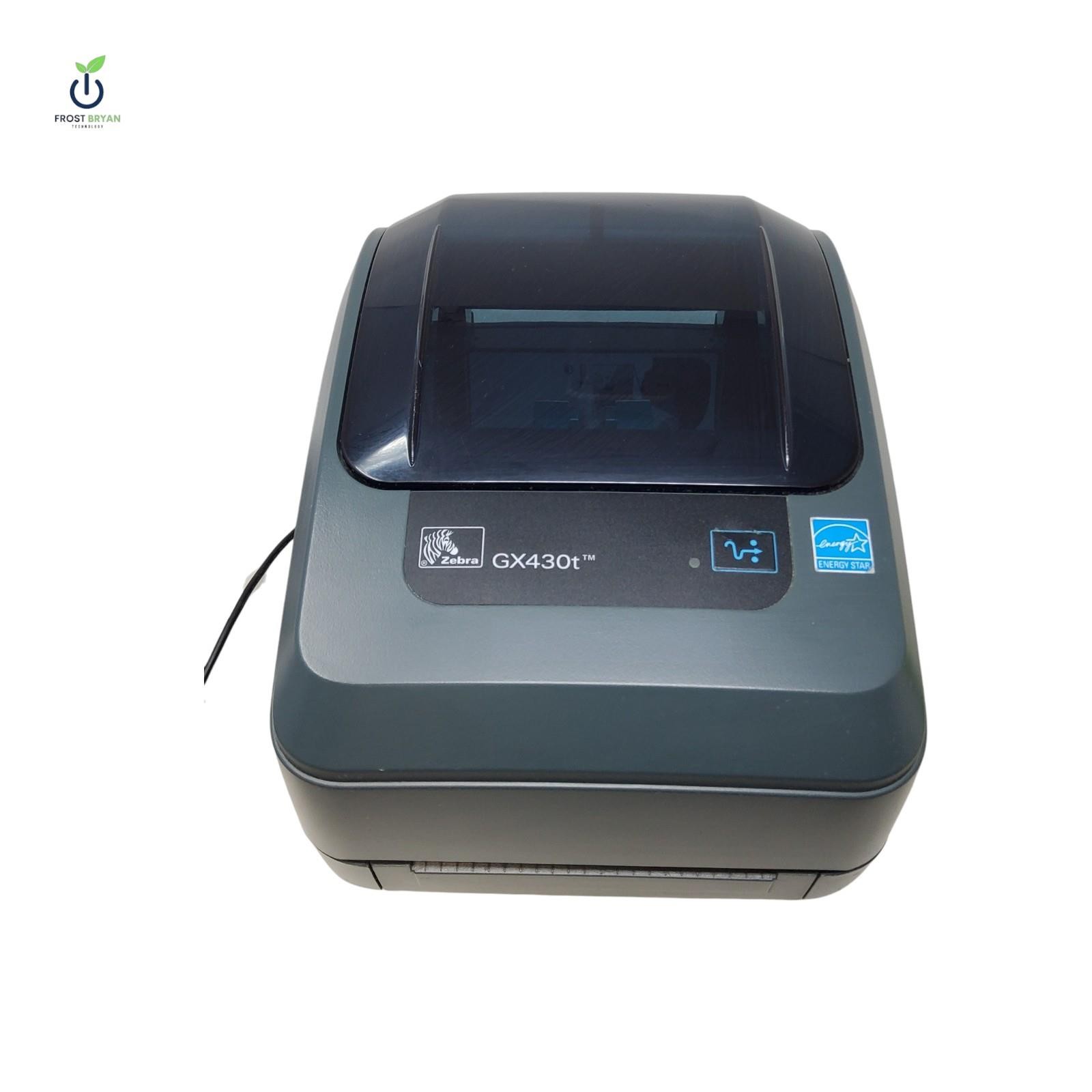 Zebra GX430T Barcode Label Printer USB Serial 554,089 Page Count Grade C [READ]