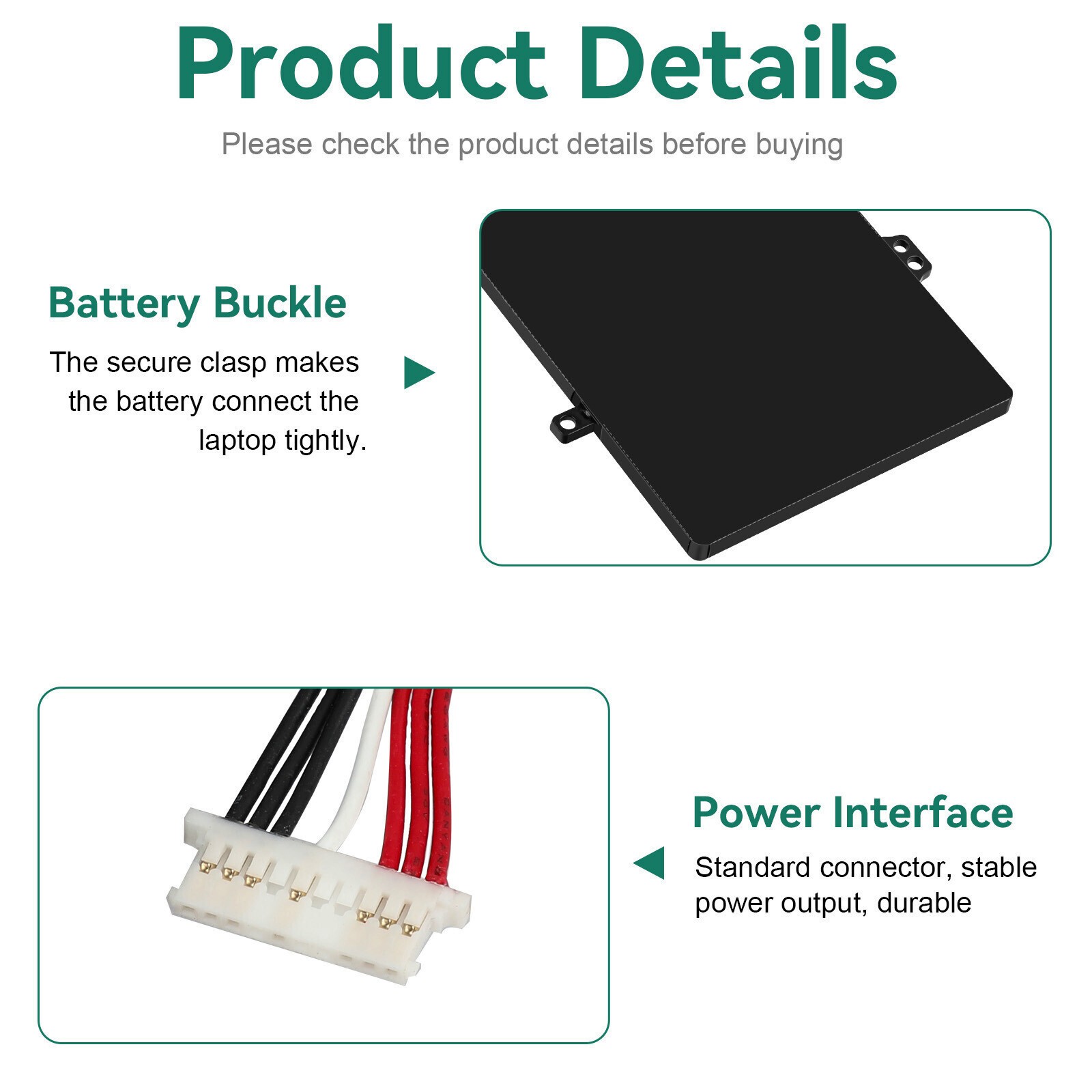 ✅Laptop Battery For Gateway GWTN141-10BK GWTN141-4 GWTN156-5BL 5376275P 51.3Wh