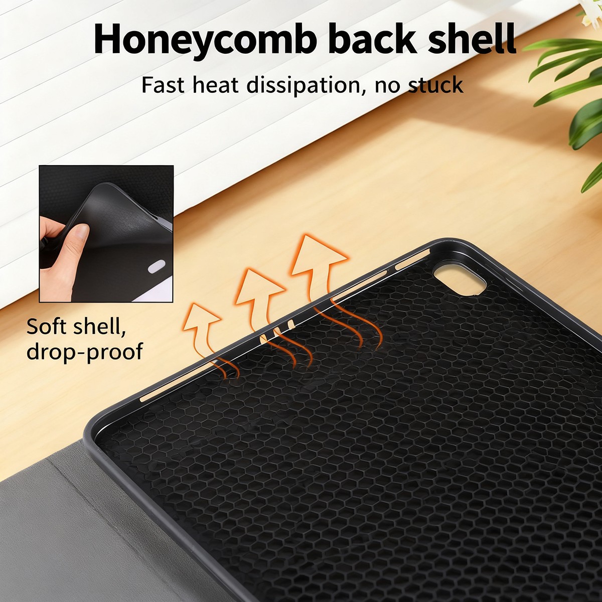 For Apple iPad Air 4 5 10.9″ / Air 11″ M2 M3 Leather Case Rotating Stand Cover