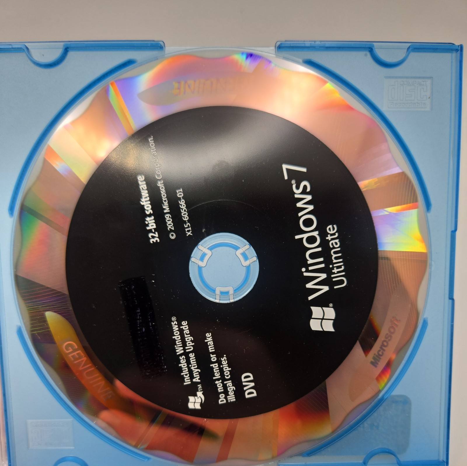 Microsoft Windows 7 Ultimate 32 Bit Operating System – no key