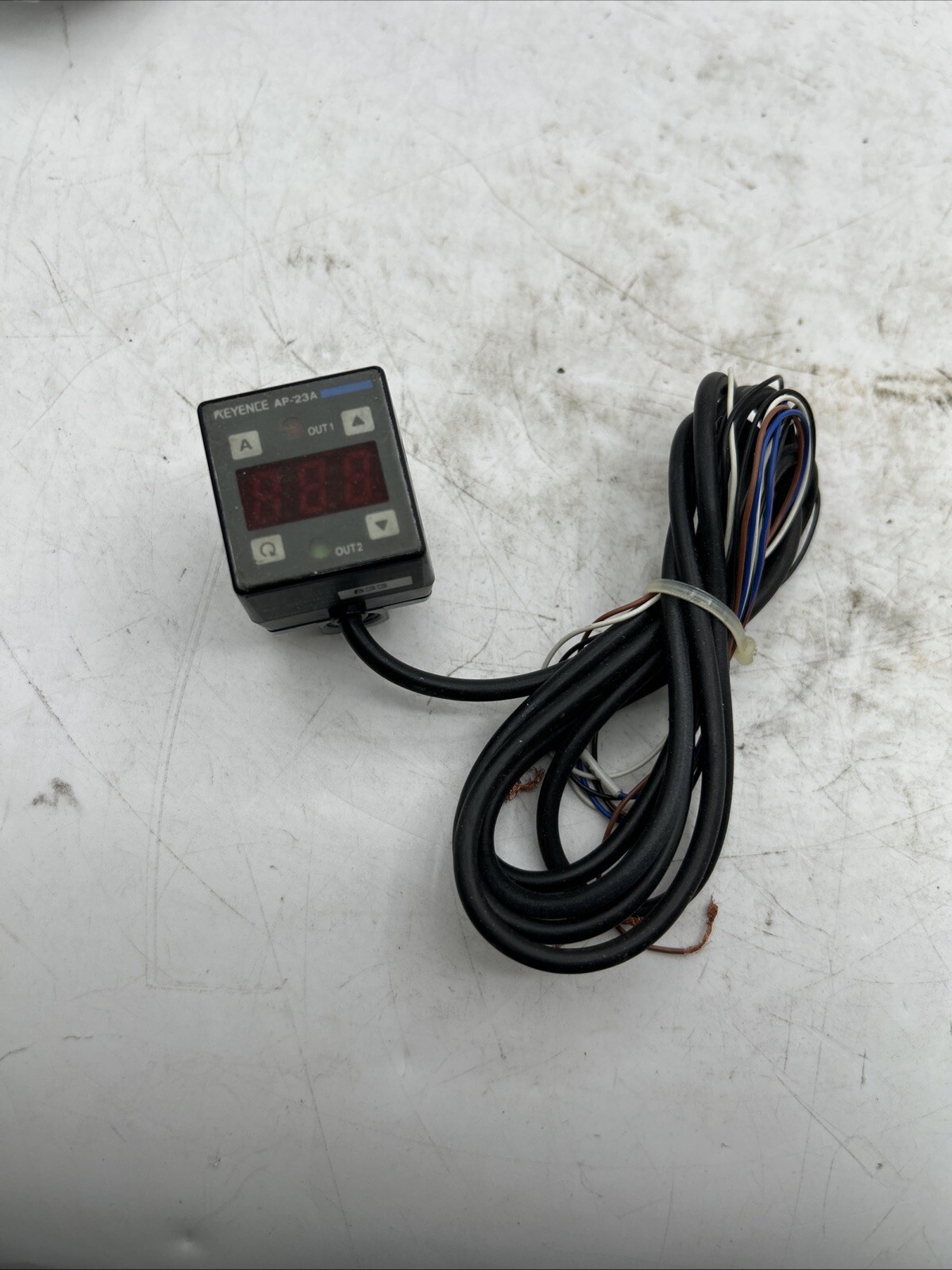 KEYENCE AP-23A DIGITAL POSITIVE PRESSURE SENSOR 12-24VDC 30 Days Warranty