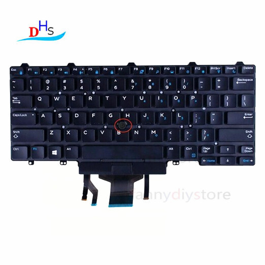 New 0D19TR Backlit Keyboard for Dell Latitude E5450 E5480 E5470 E7450 E7470 USK