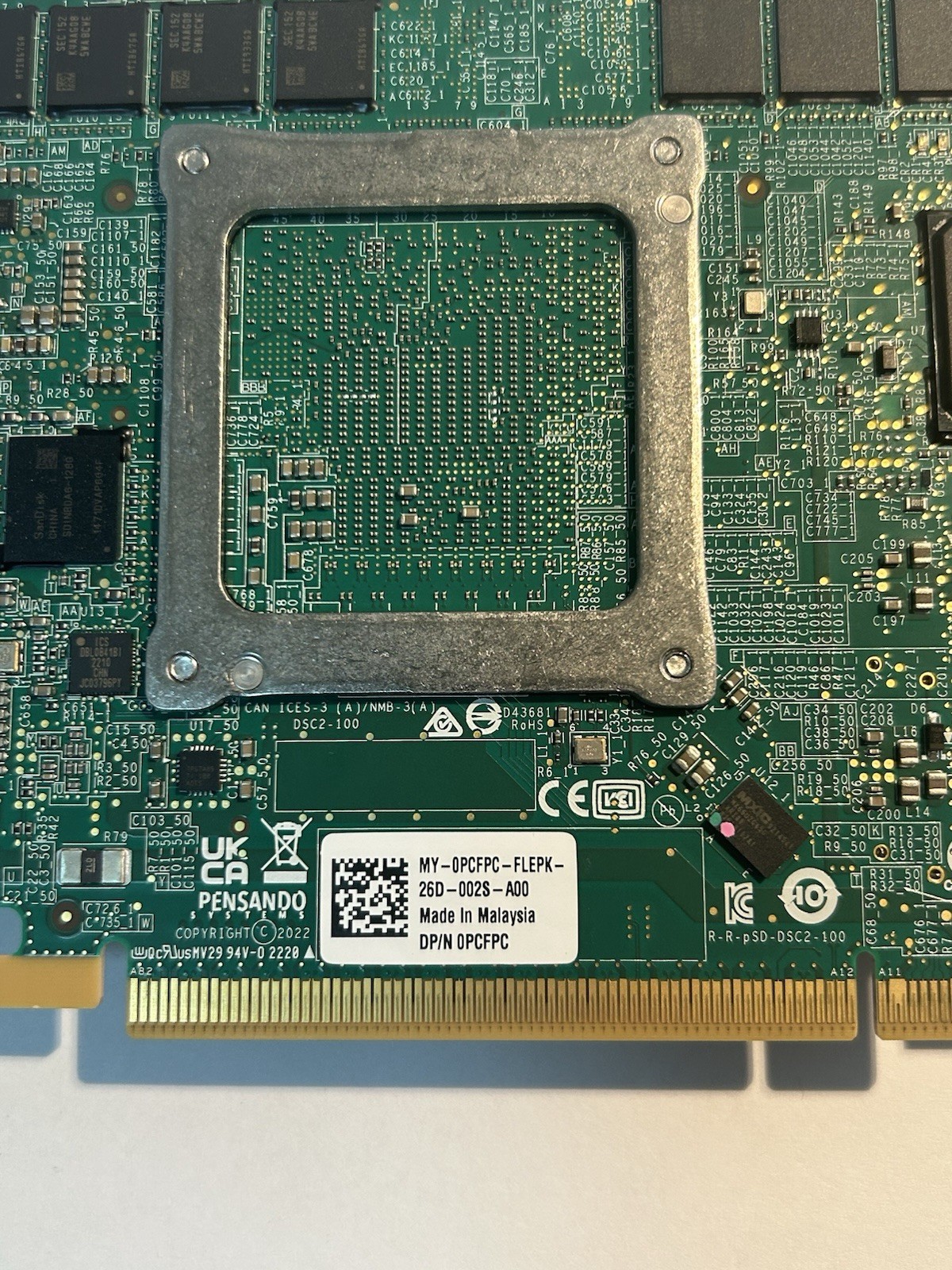 AMD PENSANDO DSC2-100G 2X QSFP28 100GBPS PCI-E DPU DATA PROCESSING UNIT PCFPC