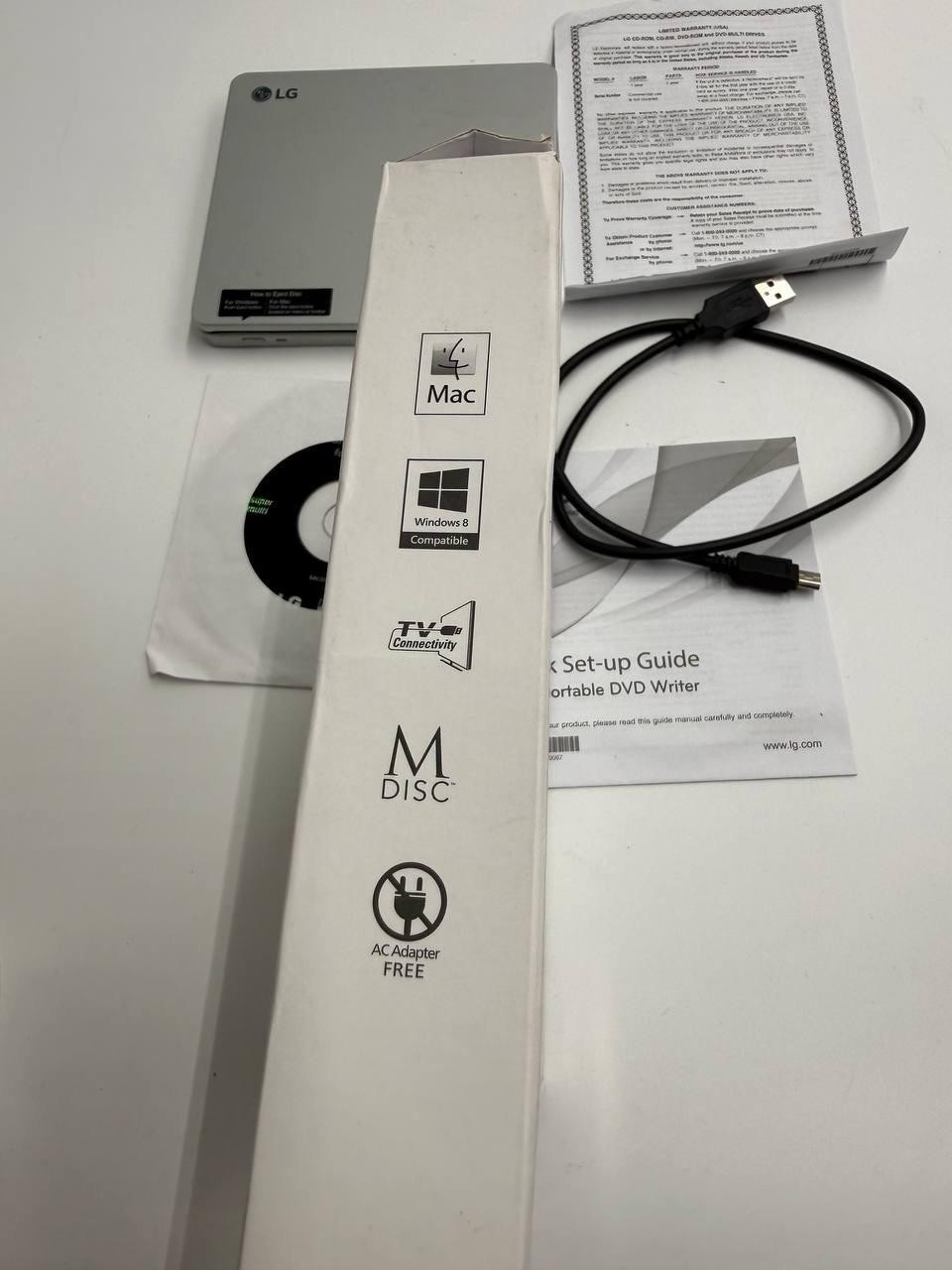 LG Super Multi Blade Ultra Slim Portable DVD Writer