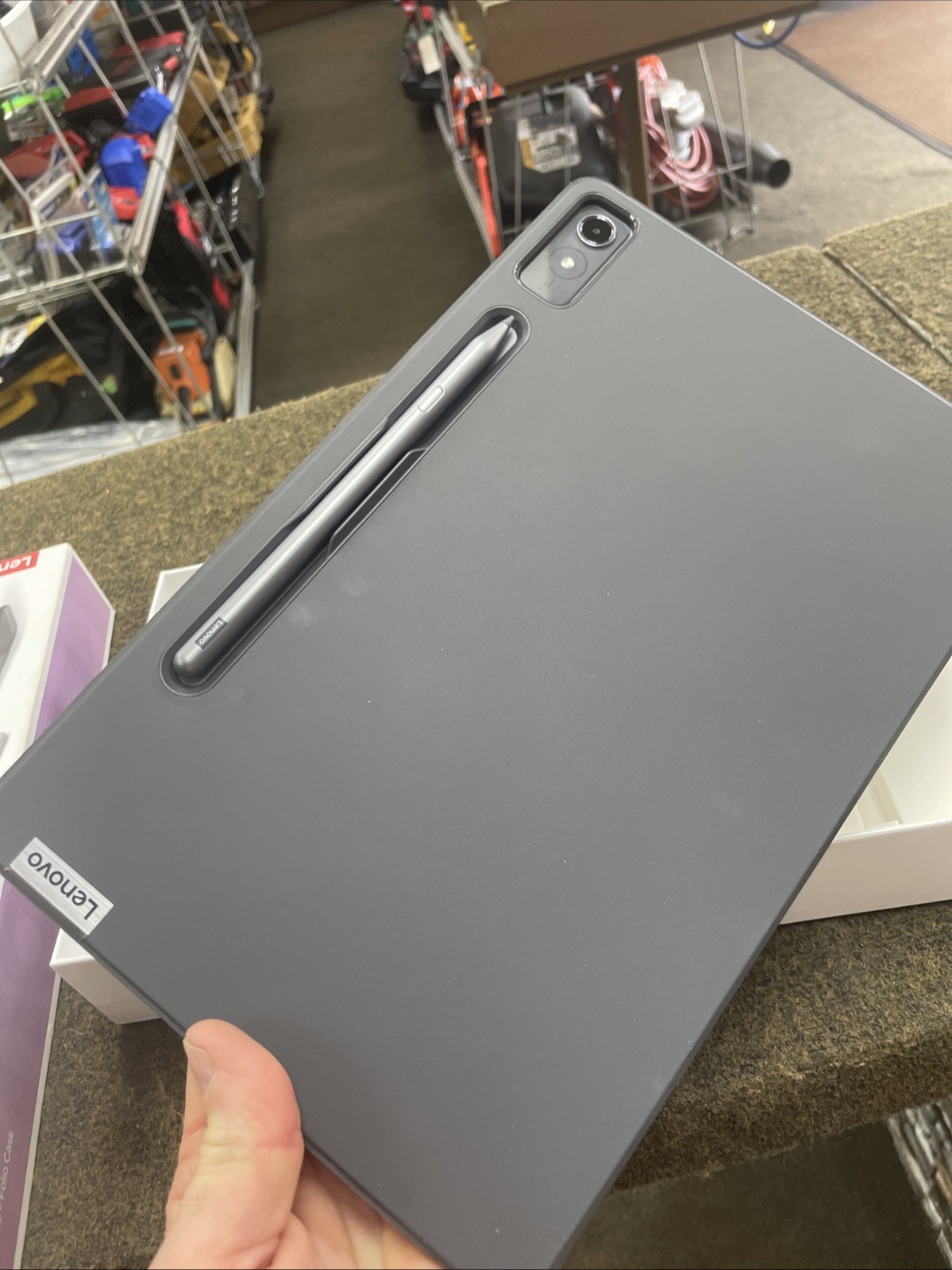 Lenovo Tab P12 Tablet 12.7in 3K 8GB 128GB Android 13 Gray For Parts Works