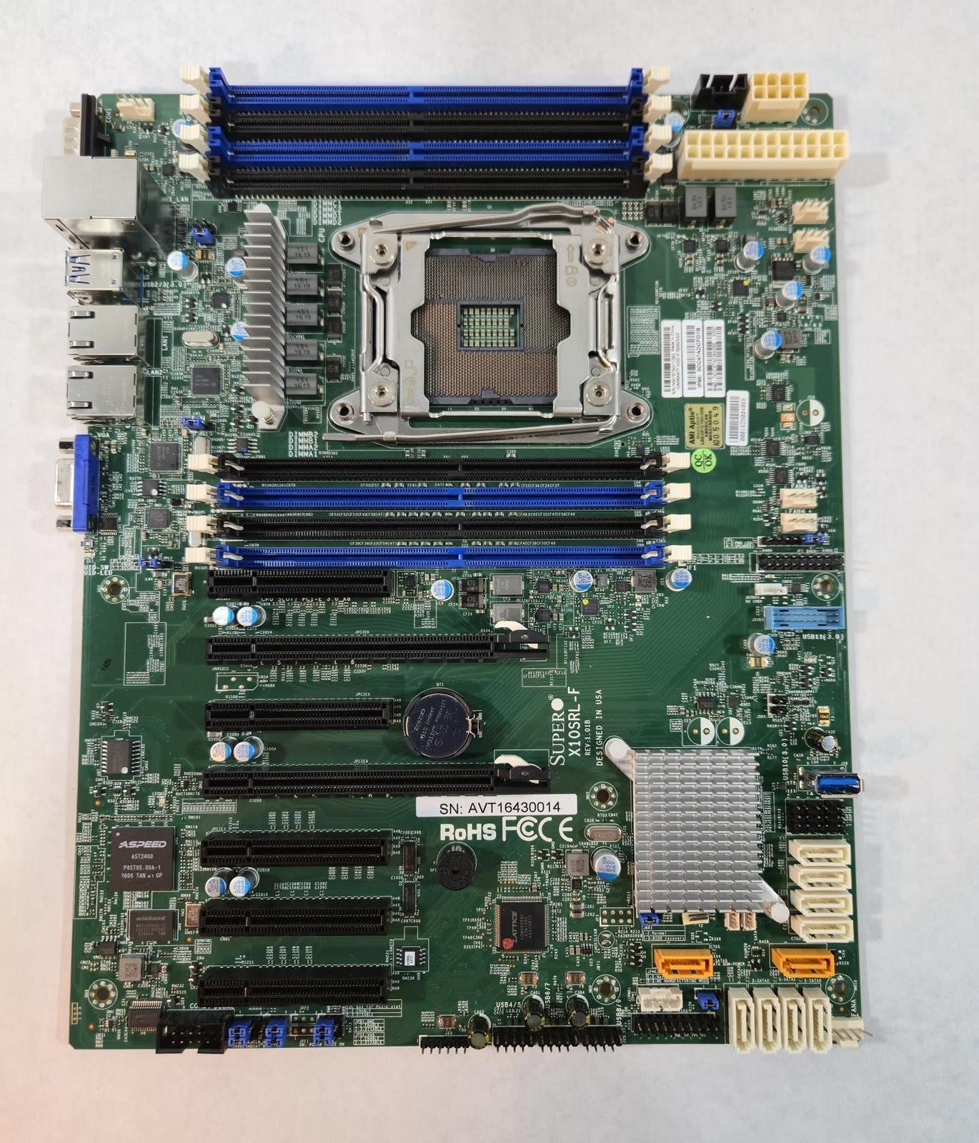 SUPERMICRO X10DRL-IT LGA 2011-3 DDR4 {CHIPSET} ATX Motherboard