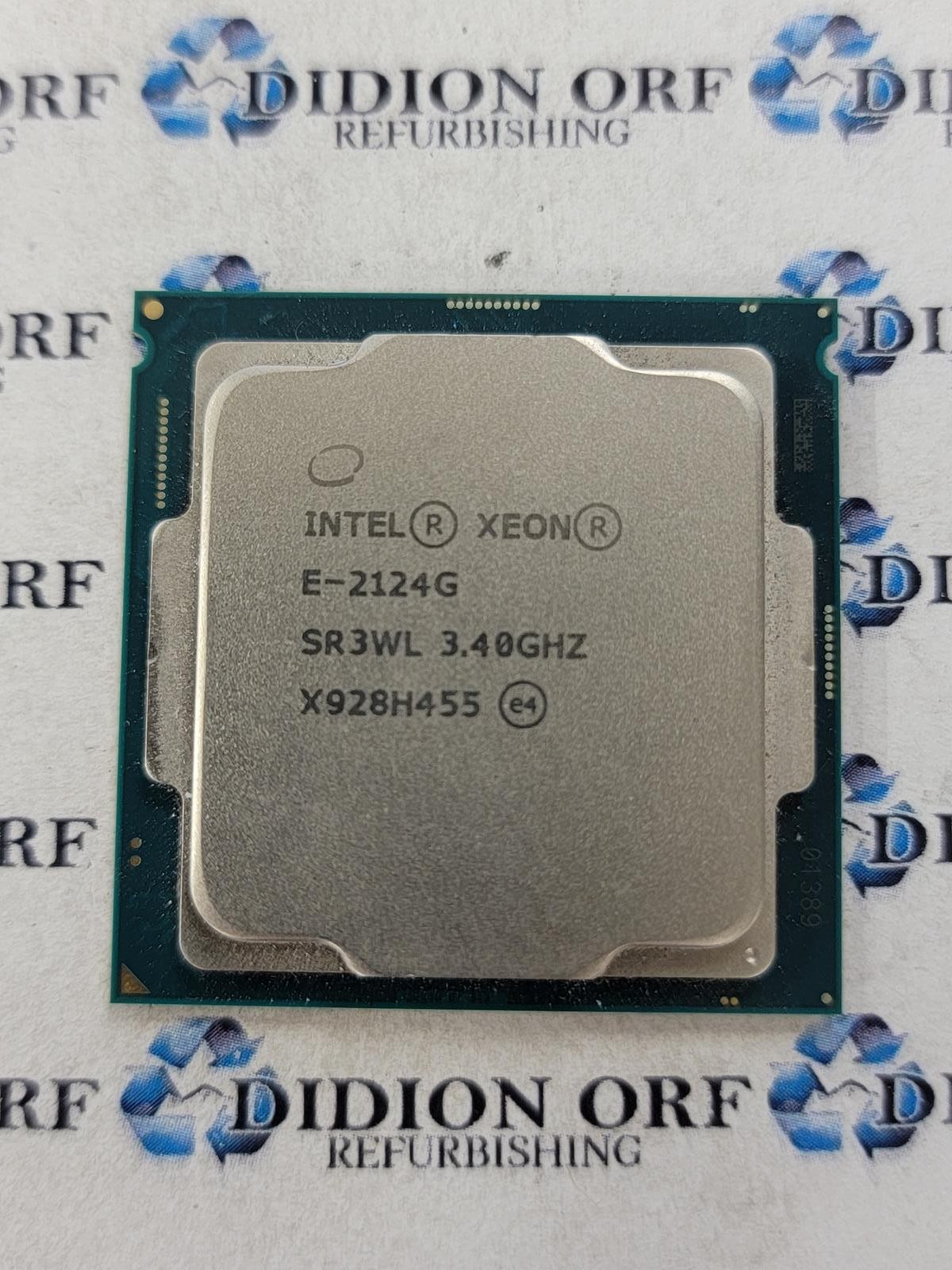 INTEL Xeon E-2124G SR3WL 3.40 GHz 8MB 71 W Grade B SKU 18849