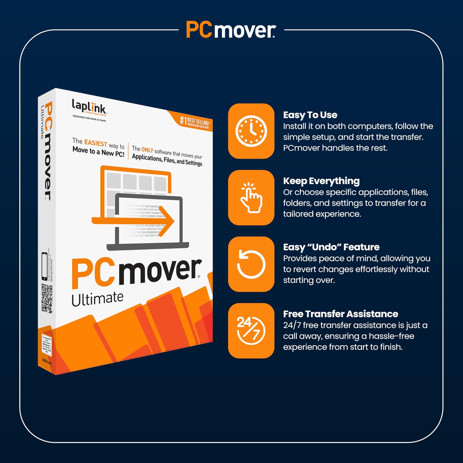 PC Migration Software for Seamless File, App, and Settings Transfer – 1