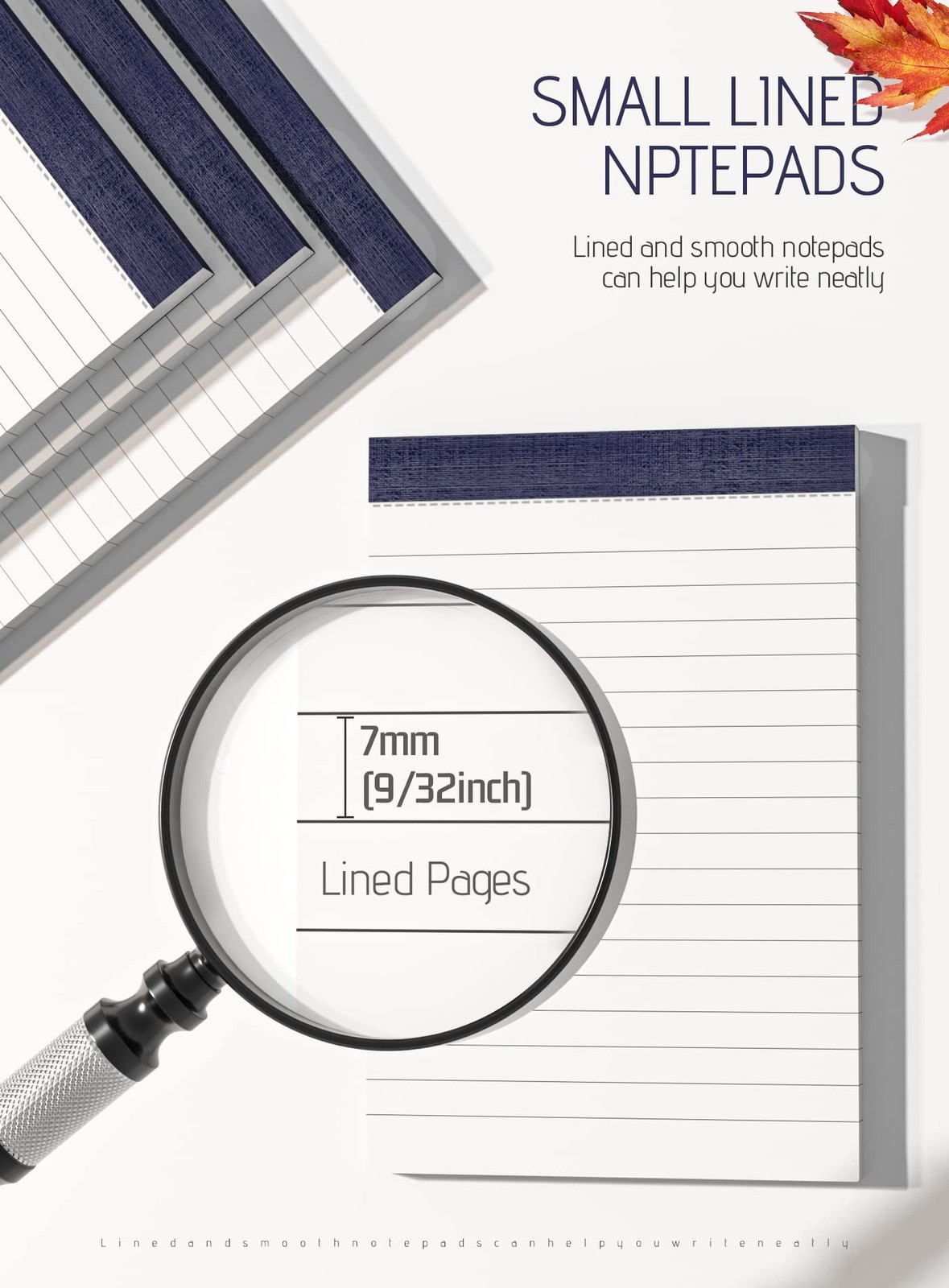 Notepads 4×6 Small Note Pads Lined Writing of Paper 4 x 6 Inch, Blue