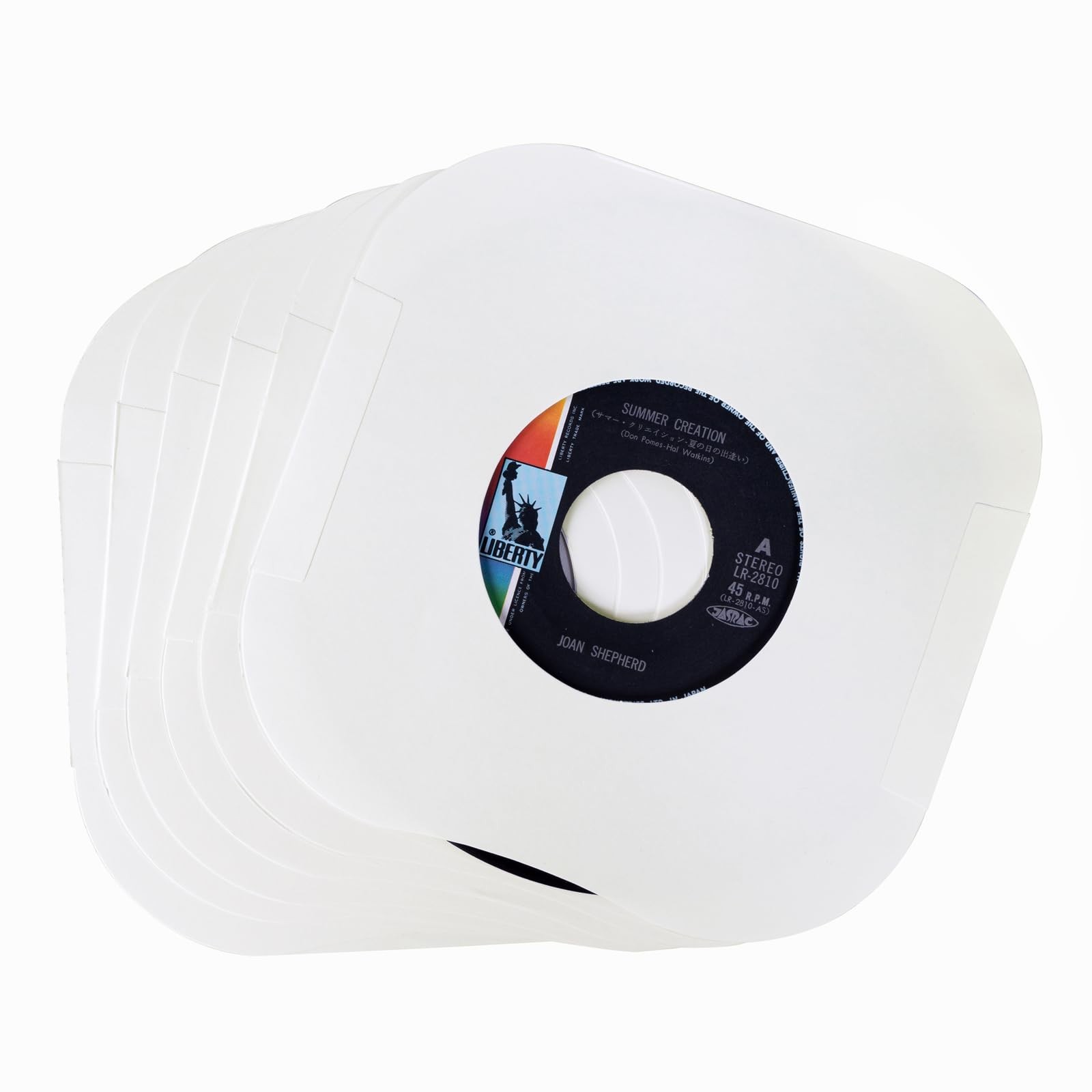 7 Inches Record Inner Sleeves, 40 Pack Acid-Free Paper Vinyl Record Inner Pro…