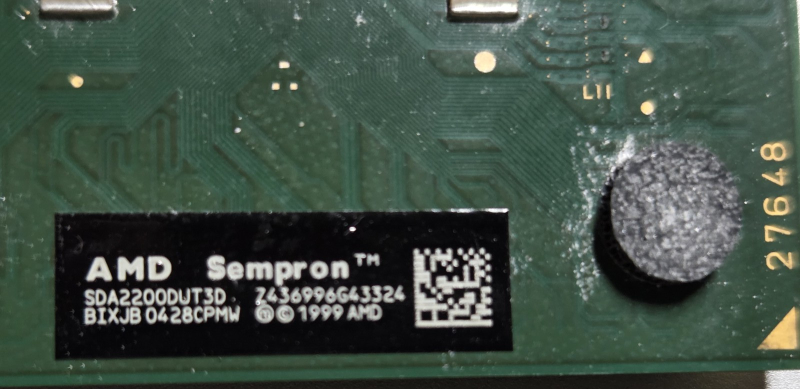 AMD Sempron SDA2200DUT3D 1-Core Socket 462/A 1.5GHz CPU 256KB L2