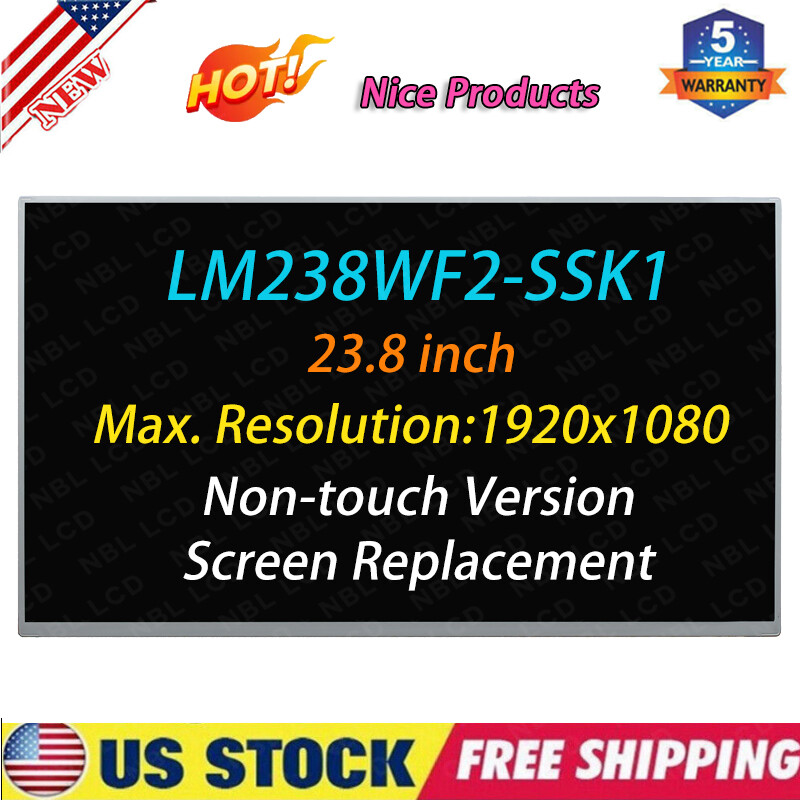 23.8″ Screen Replacement for Dell OptiPlex 7460 7470 LCD Display Non-Touch Panel