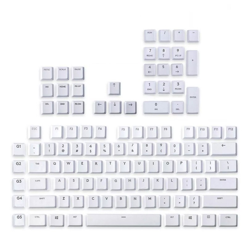AntiAbrasion Keycaps Dust Resistant Coating for G915 Mechanical Keyboards