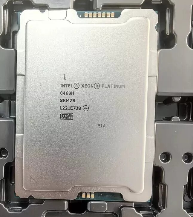 Intel Xeon Platinum 8468H QS Processor CPU 48 Corees 2.1-3.0 GHz LGA4677 Server