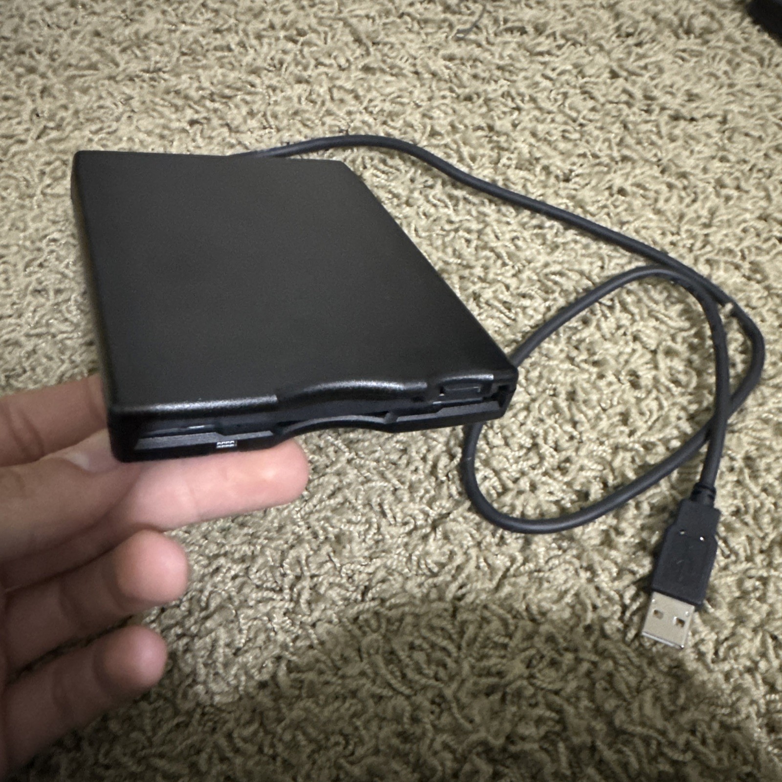 SmartDisk FDUSB-B2 D353FUE USB External Floppy Disk Drive 3.5″ Black (I4B*)