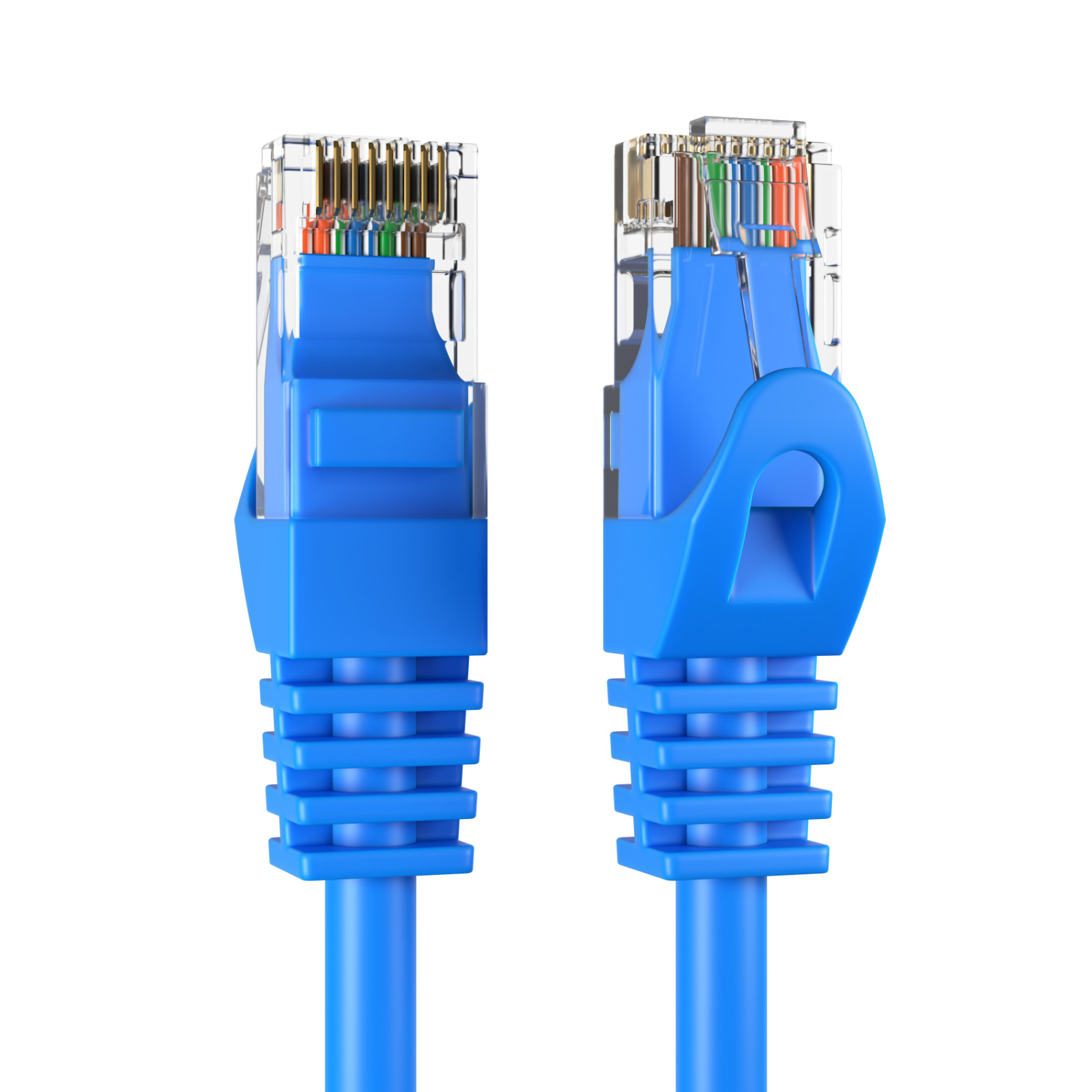 CAT6 Ethernet LAN Network RJ45 Patch Cable 25FT-200FT Multipack LOT, Blue
