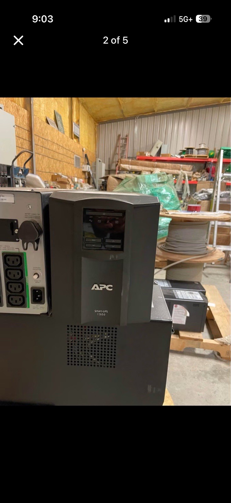 APC Smart-UPS 1500 SMT1500C 1500VA 1000W Desktop UPS 8 Outlets Black