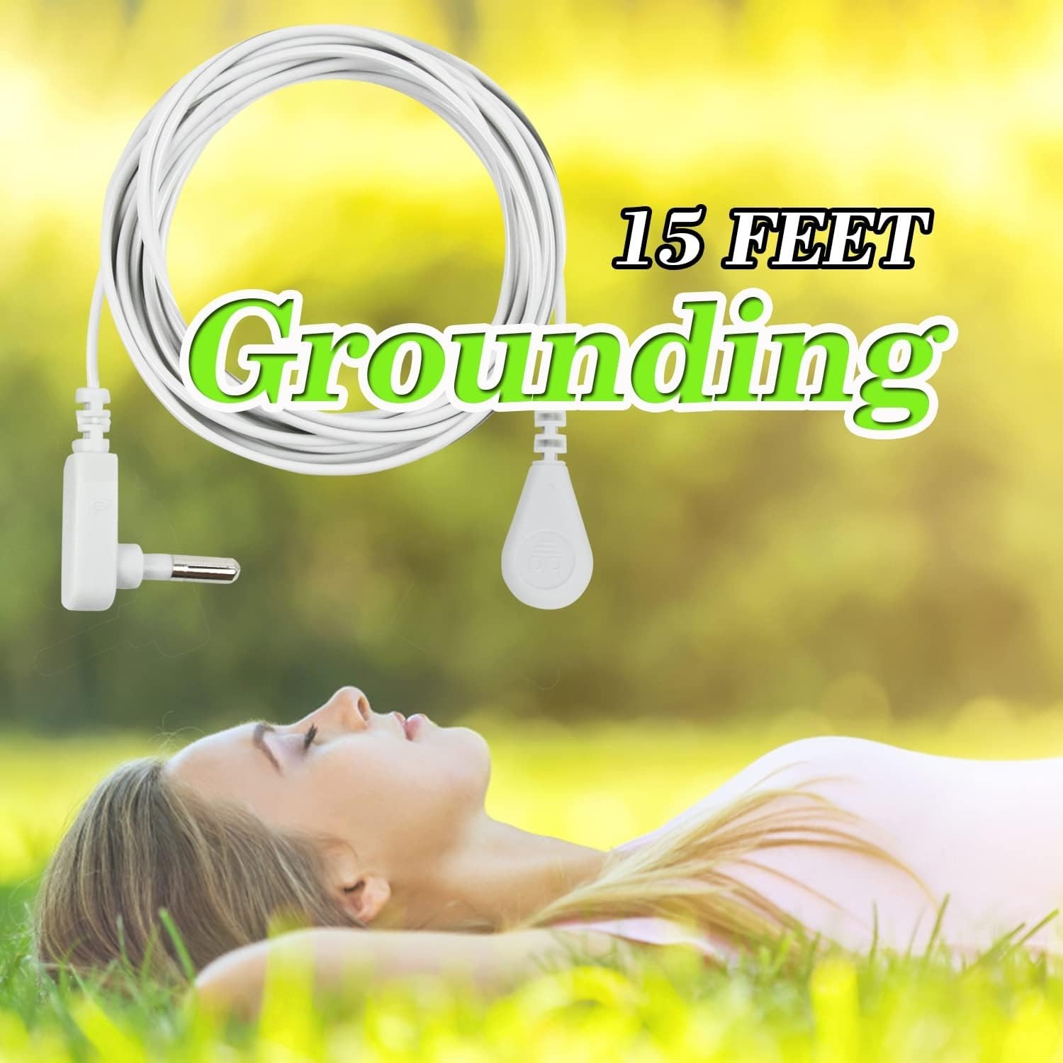 15’ Indoor Grounding Cord – Versatile Connection for Grounding Sheets