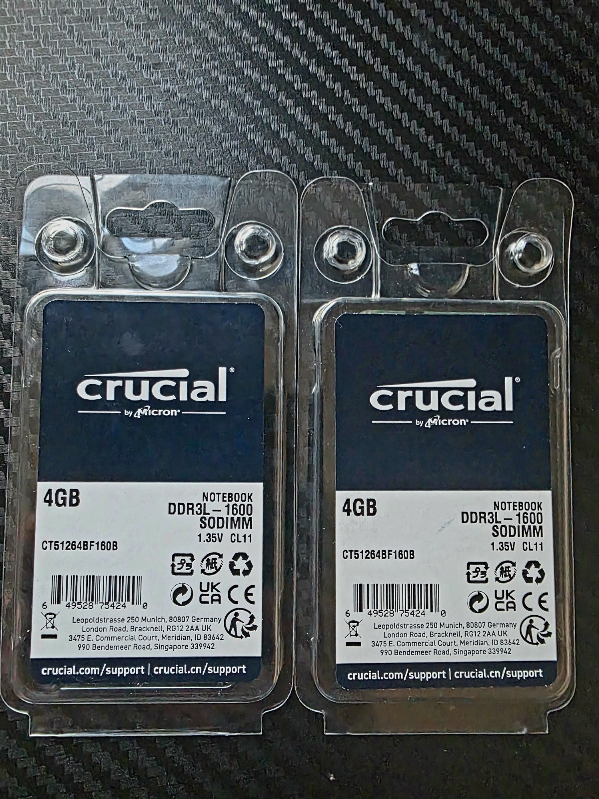 Crucial 8GB (2x4GB) DDR3L-1600 SO-DIMM 204-Pin 1.35V CL11 RAM