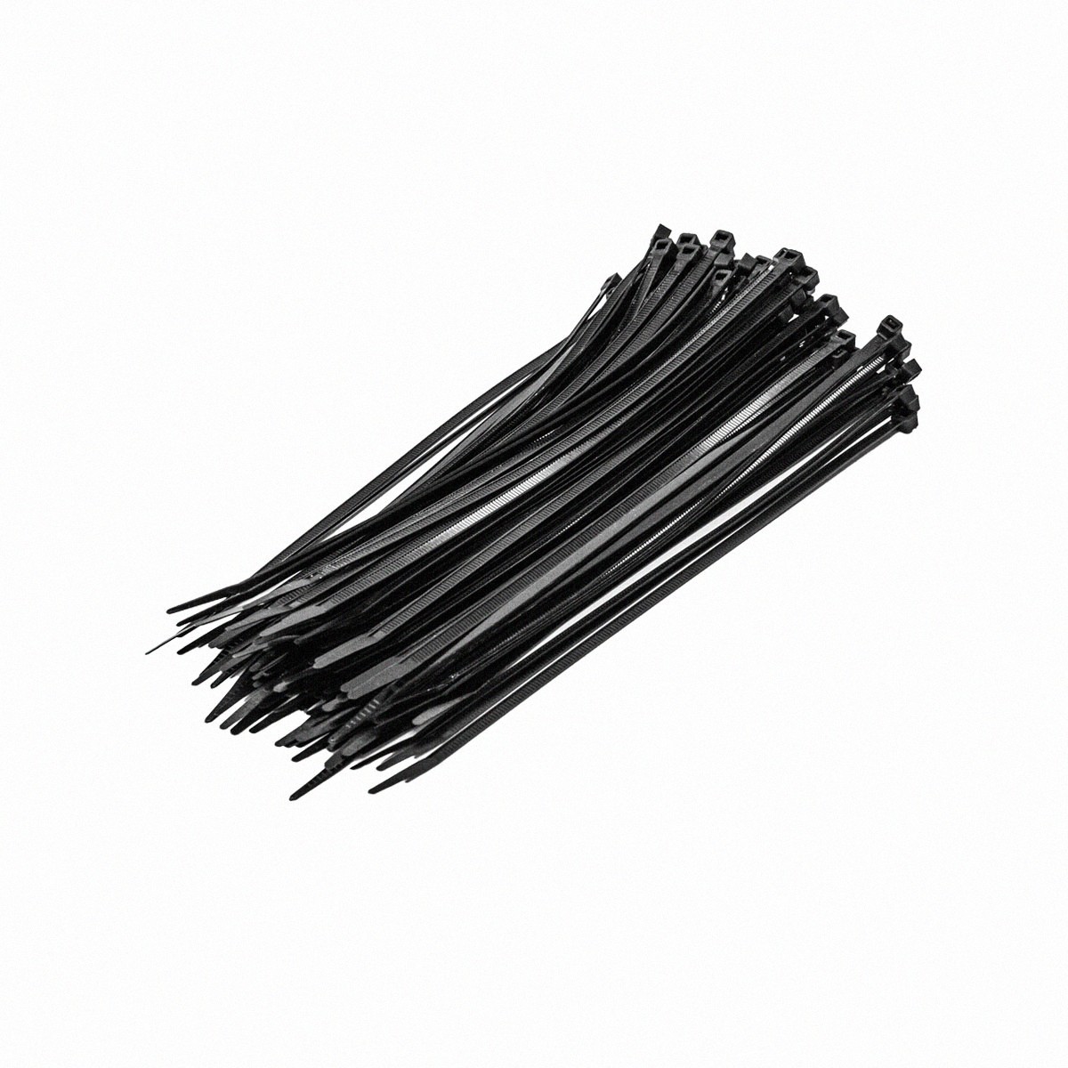 10 Inch Nylon UV Resistant Cable Wire Zip Tie 50 lbs Black 100 Pack Lot Pcs Qty