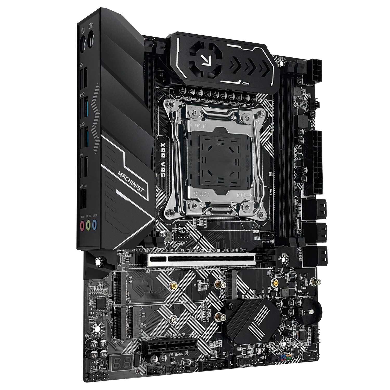 X99 V9S LGA 2011-3 Motherboard DDR4 with PCIe 3.0 SATA 3.0 TPM 2.0 M.2 slot