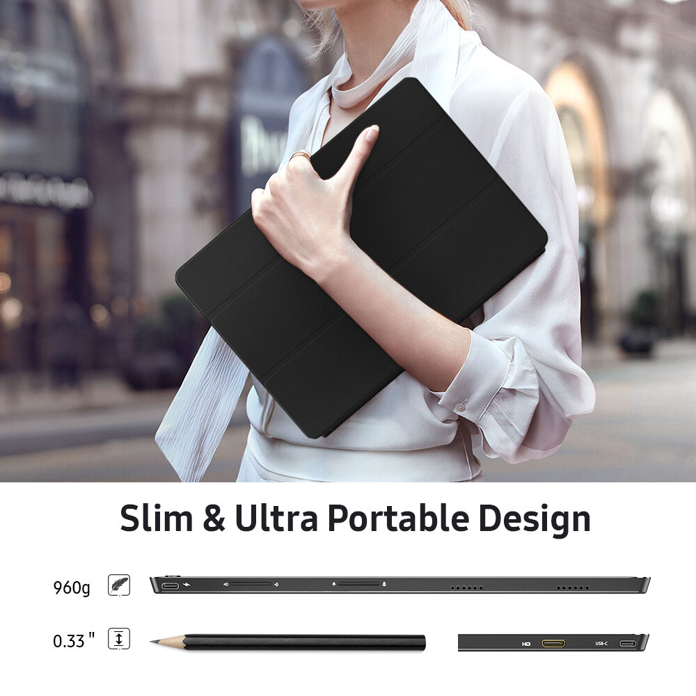 Touchscreen Battery 15.6″ Portable Monitor 1920*1080 Full HD USB C Second Screen