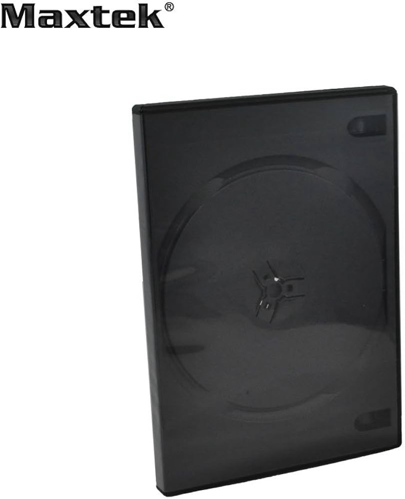 Maxtek 14mm Black Standard Double Capacity DVD Case & Outter Clear Sleeve 23 Pcs