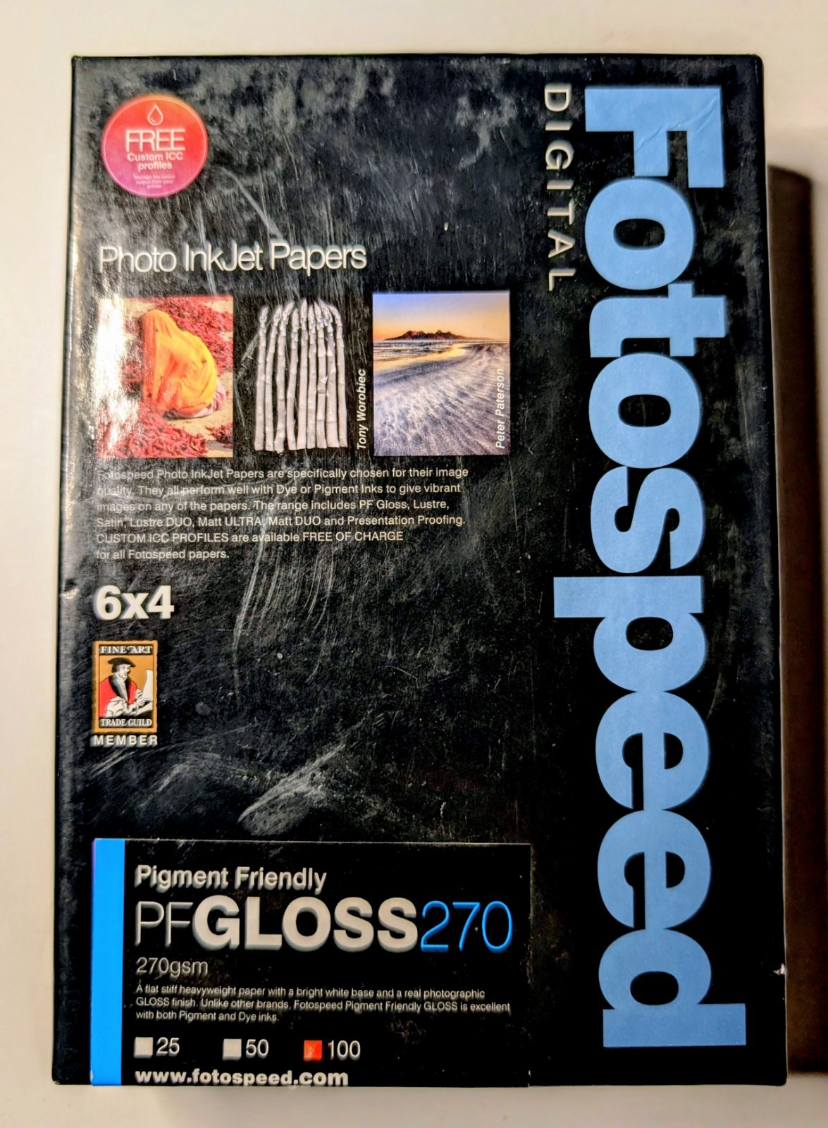 Fotospeed 7D020 – 6×4 – Pigment Friendly Gloss 270gsm inkjet Paper – 100 Pack
