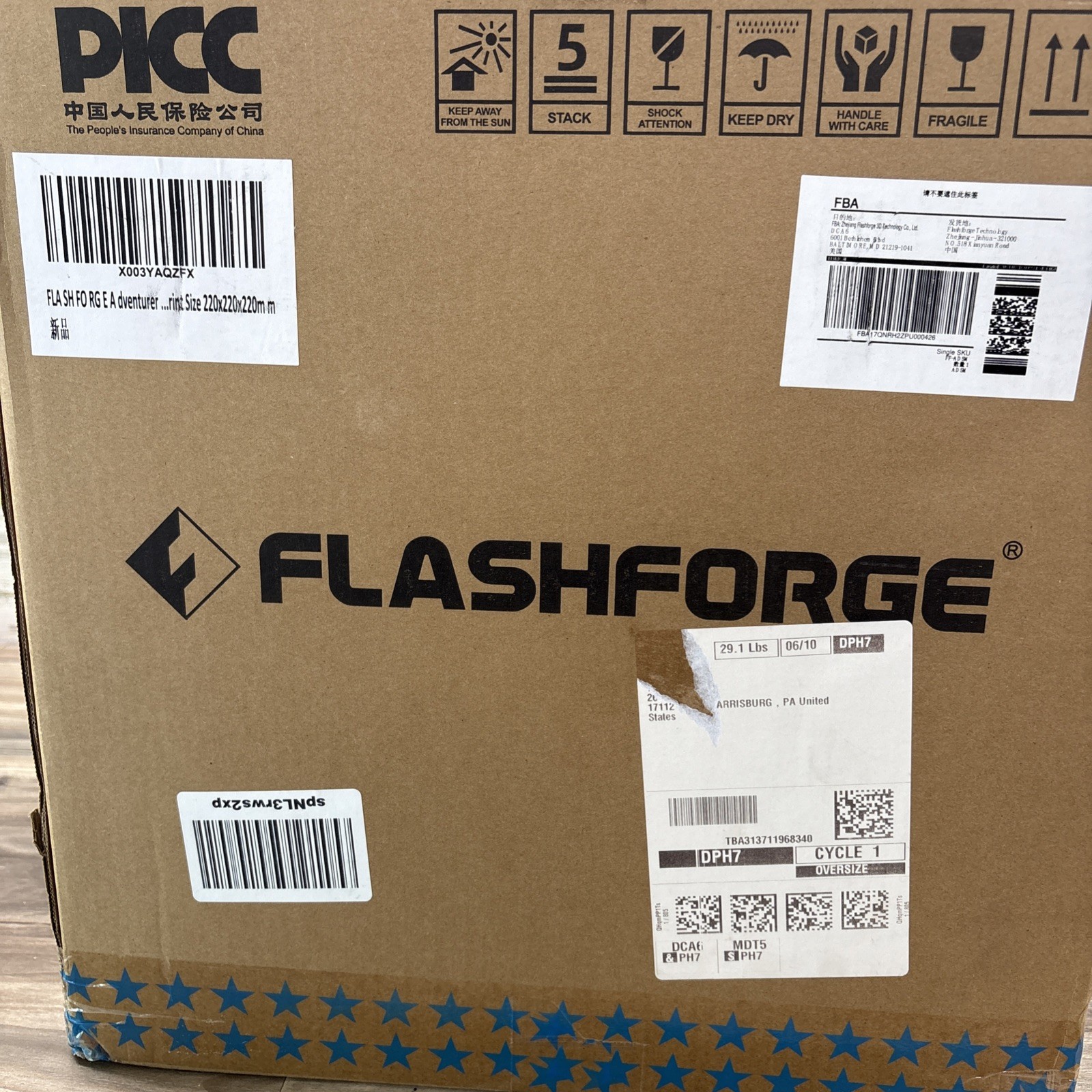 FlashForge Adventurer 5M 3D Printer