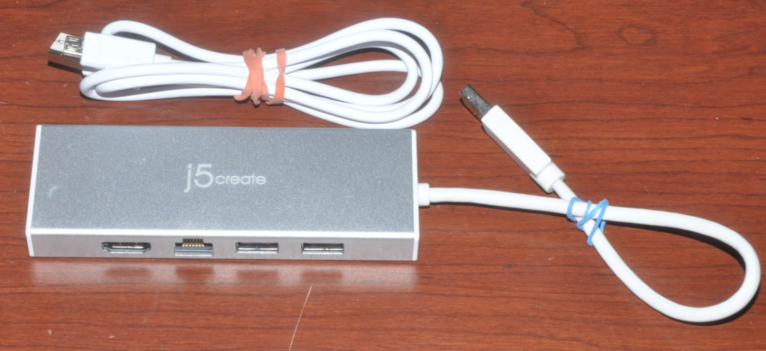 j5create USB 3.0 Hub HDMI VGA RJ45 Gigabit Ethernet 2 USB 3.1 JUD380