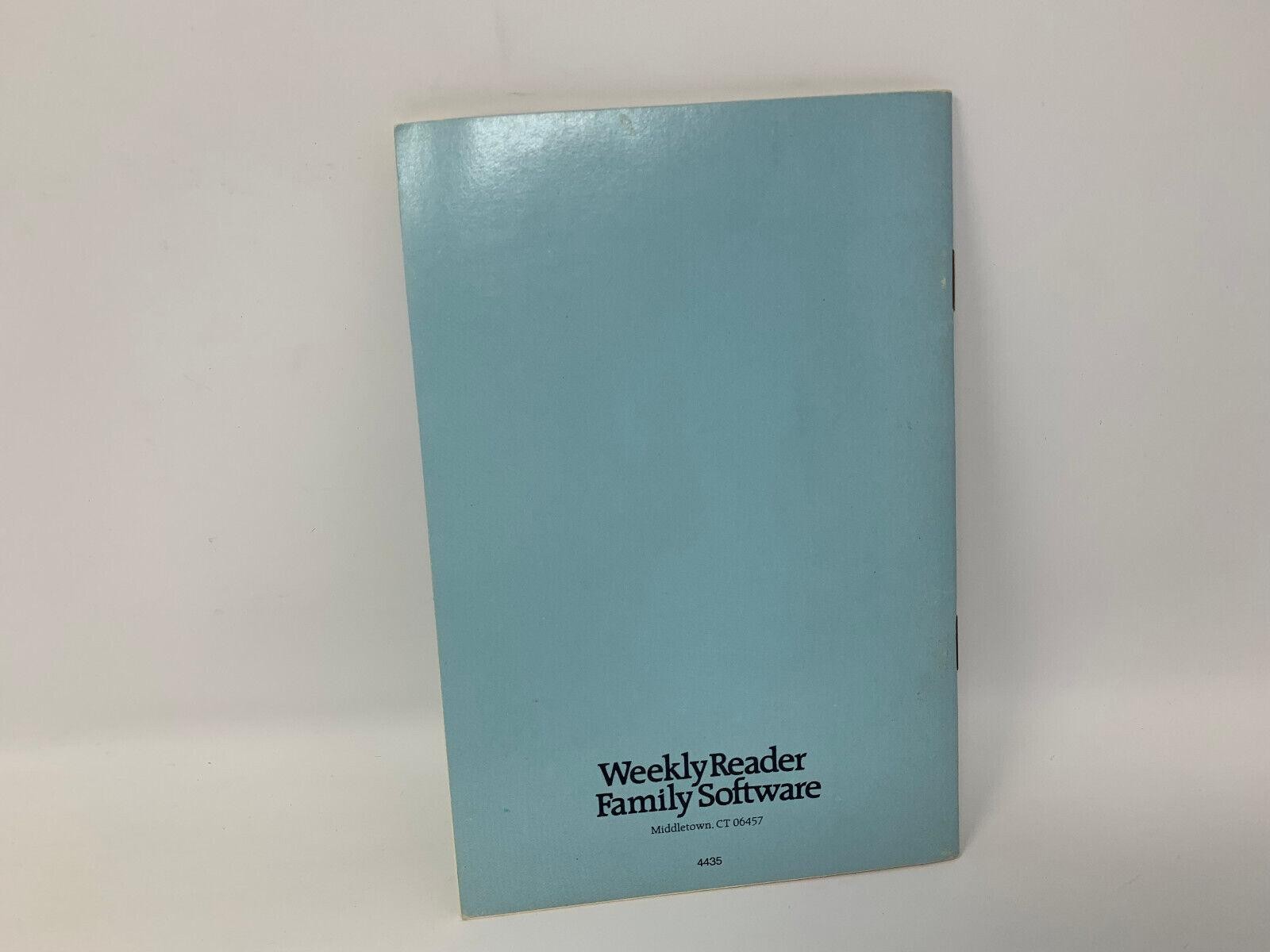 1985 Stickybear Printer User Guide Manual Book Apple II IIe IIc Vintage