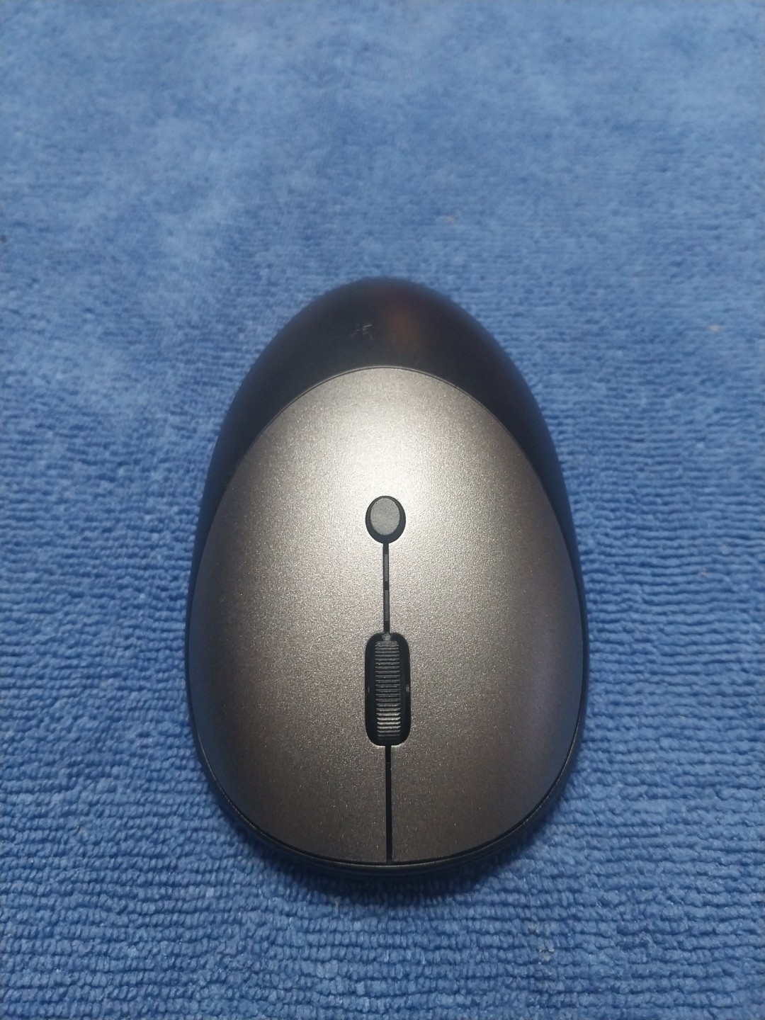 Wireless Slim Mouse For Laptop/PC Usb 2.4 GHZ/BT Model P 1 Black Silver