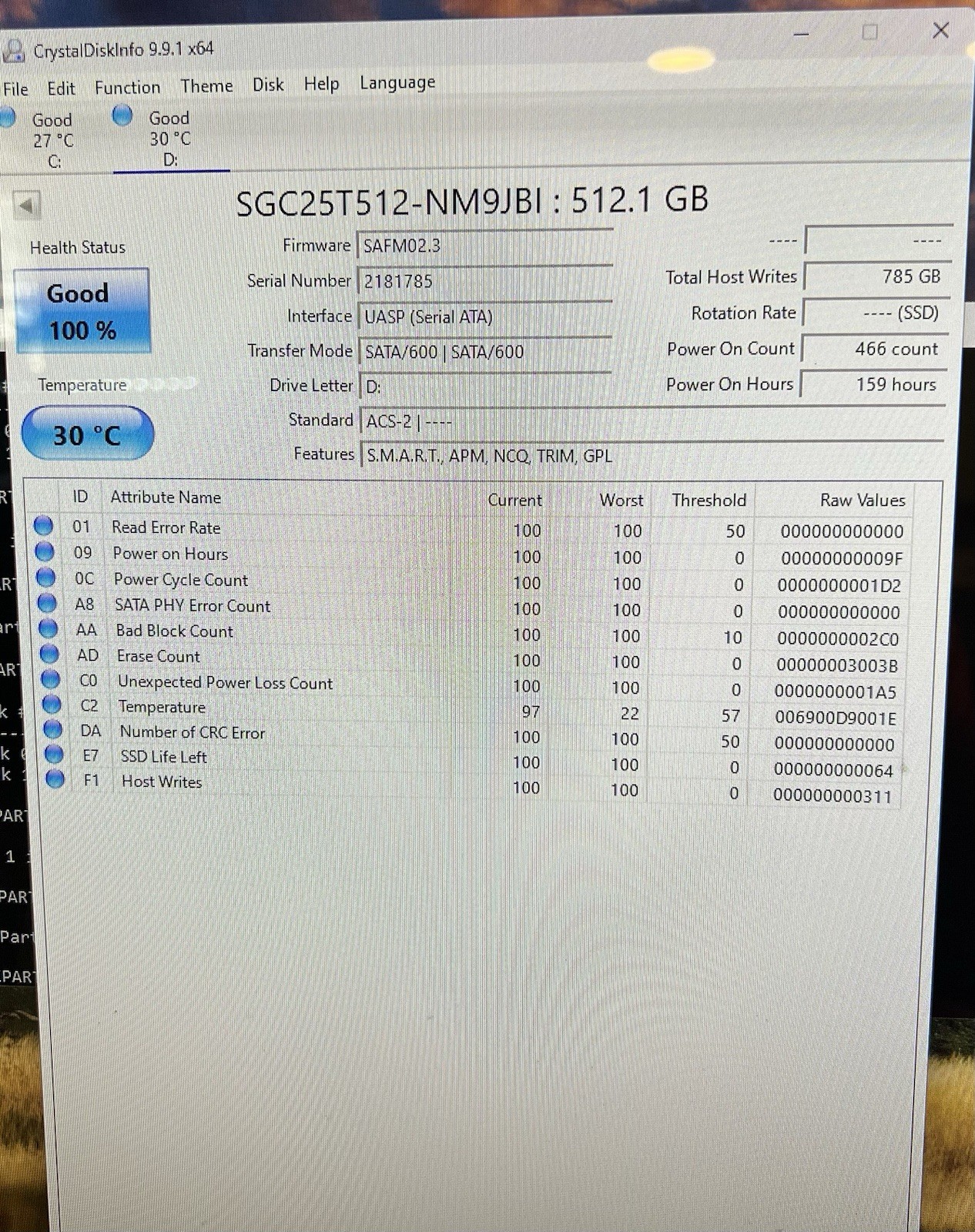 PHISON 512GB 2.5 SATA3 SSD Solid State Drive