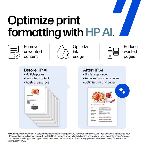 HP DeskJet 2952 Wireless All-in-One Color Inkjet Printer