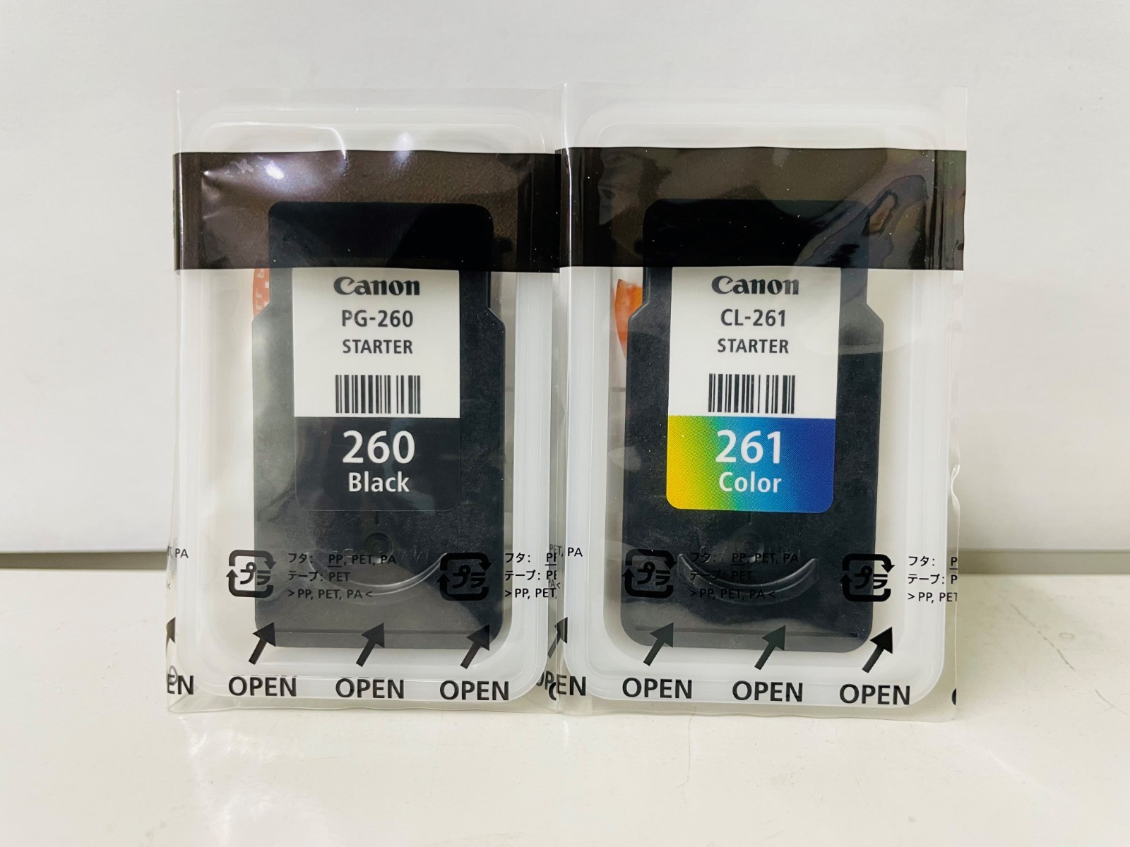 New Genuine Canon PG-260 CL-261 Starter Ink for PIXMA TR7020 TS5320 TS6420 OP