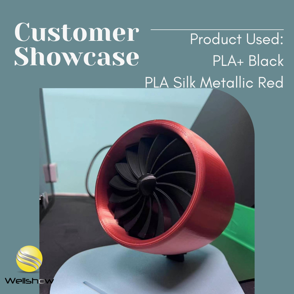 WELLSHOW Food Safe PLA+ Filament 1.75mm PLA Filament 3d Printer Filament, 2.2lbs