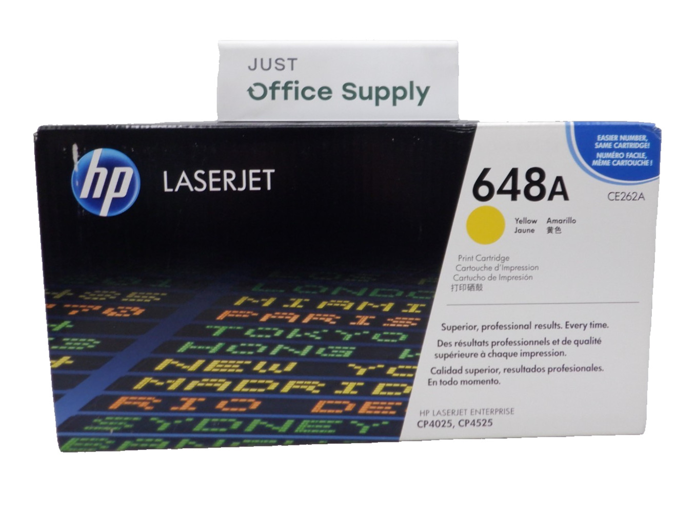 Genuine HP 648A CE262A Yellow Print Toner Cartridge Free Shipping