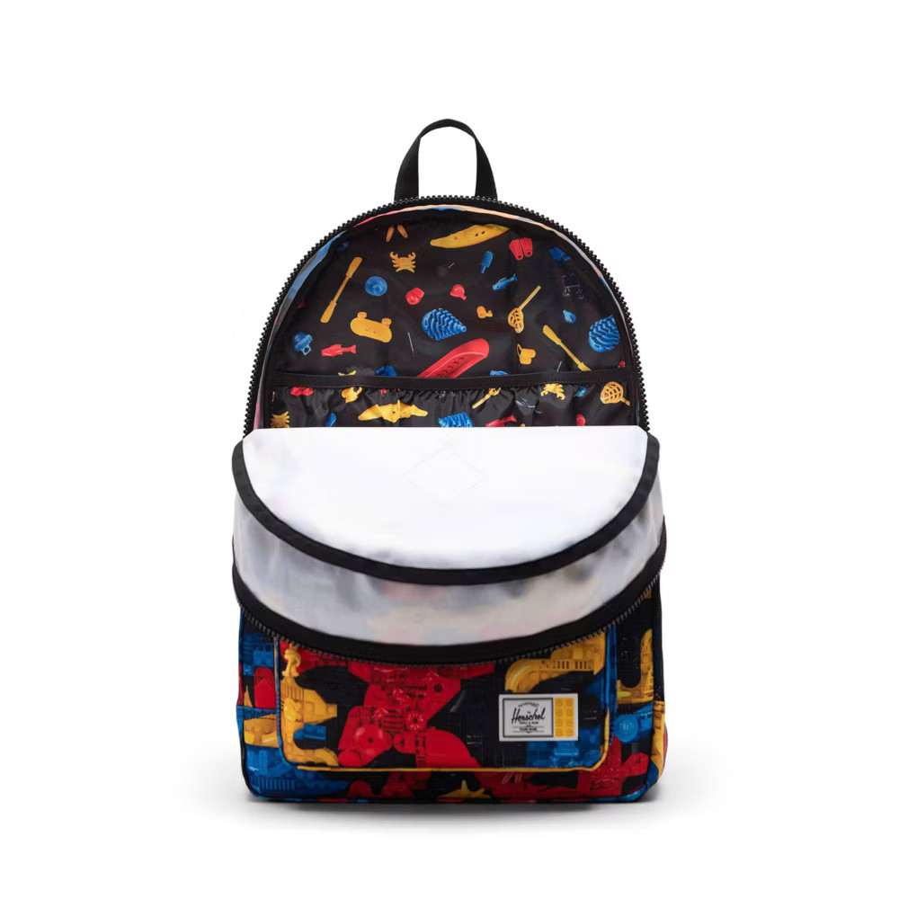 Herschel LEGO Heritage Youth Backpack w/ Laptop Sleeve – Scavenger Hunt Bricks